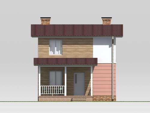 будинок проект, Агата, головний фасад