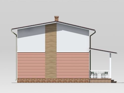 будинок проект лівий фасад