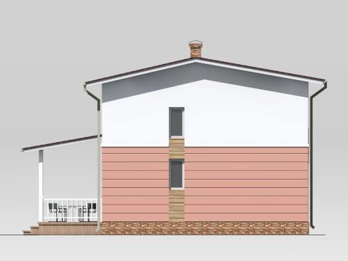 проекти котеджу правий фасад