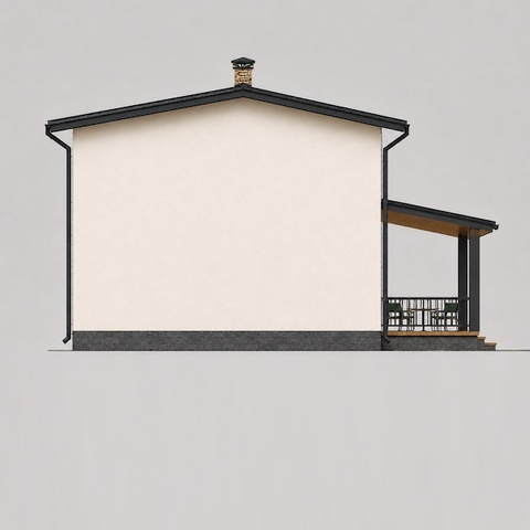 cottage projects right facade