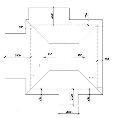 План покрівлі