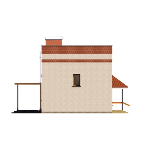 будинок проект лівий фасад