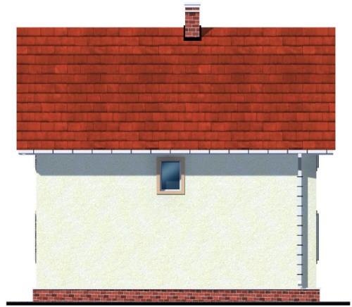 будинок проект,  Рута 3, задній фасад