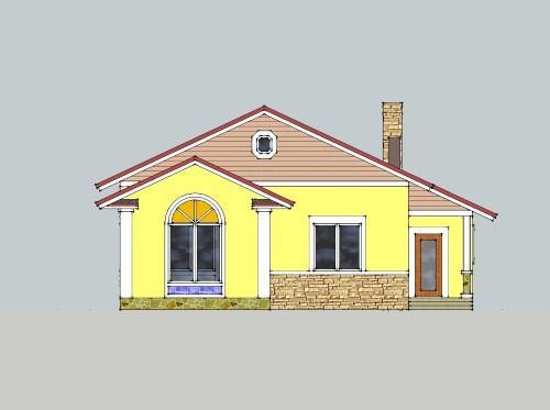 будинок проект, Клен 4, головний фасад