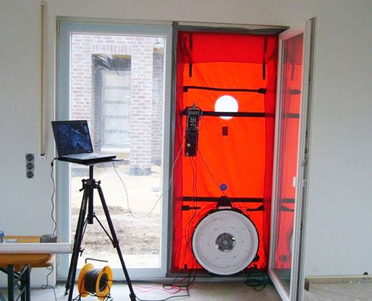 тест на герметичність будівлі