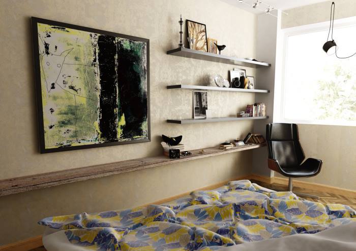 проект дизайну вітальні