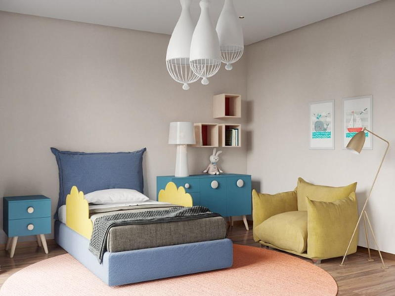 інтер'єр і дизайн дитячої в сучасному стилі