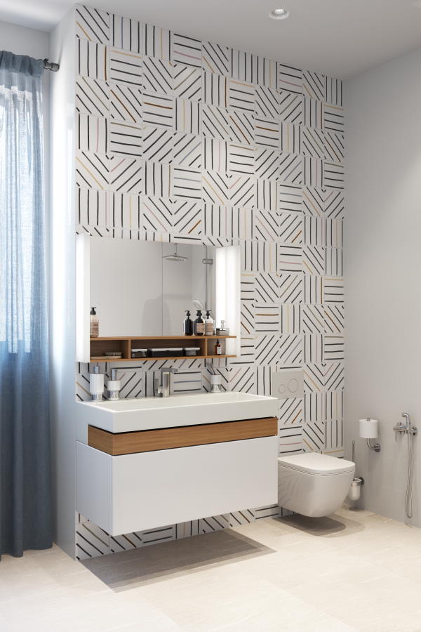 ванна дизайн будинку в Білогородці