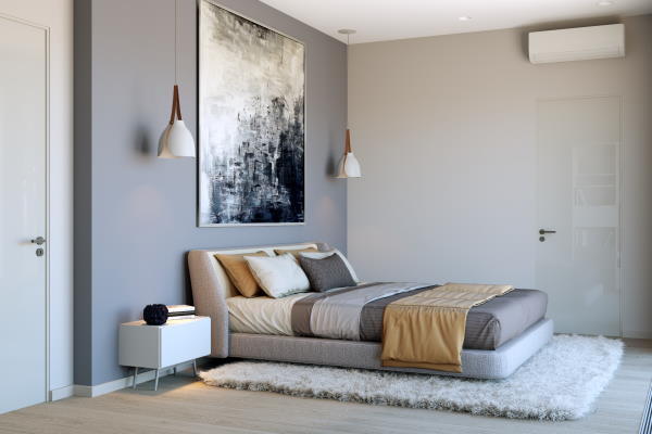 спальня дизайн в будинку в селі Білогородка