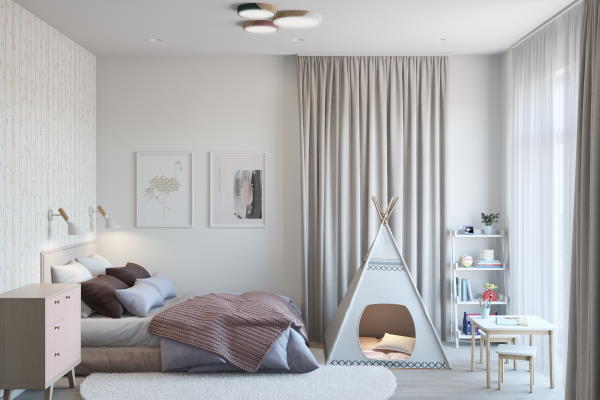 дизайн дитячої кімнати в індійському стилі