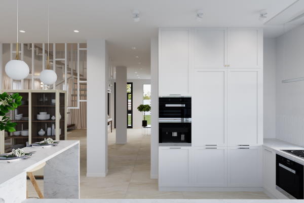 інтер'єр кухні будинку в Білогородці