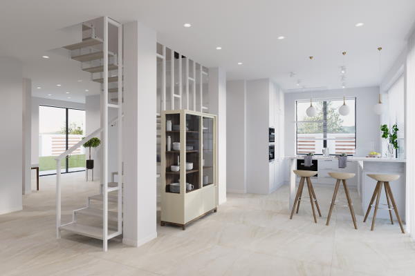 інтер'єр будинку 250 м2 в Білогородці