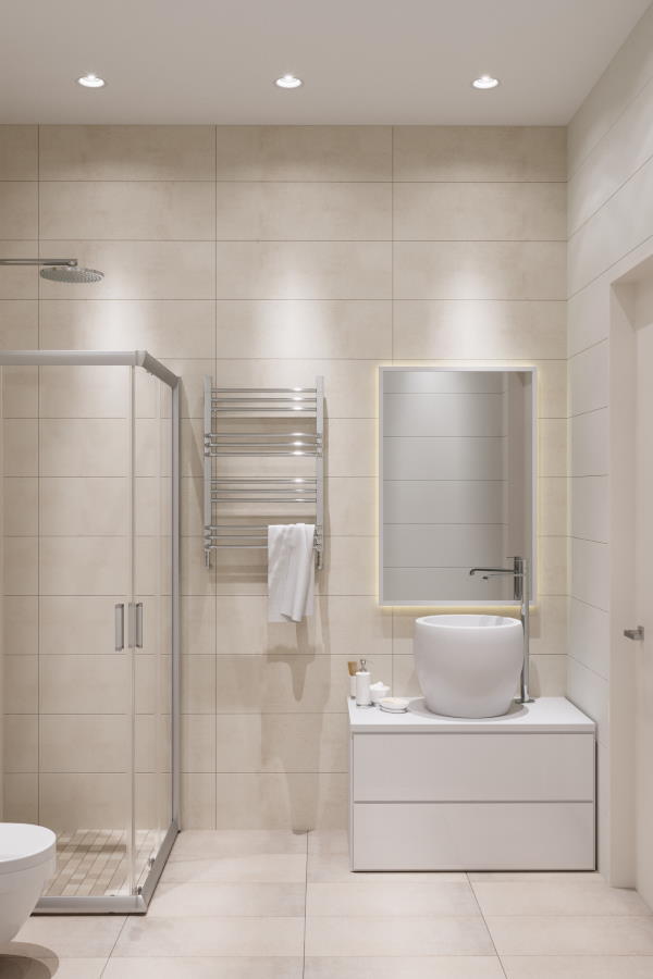 дизайн ванної кімнати фото будинку в Білогородці