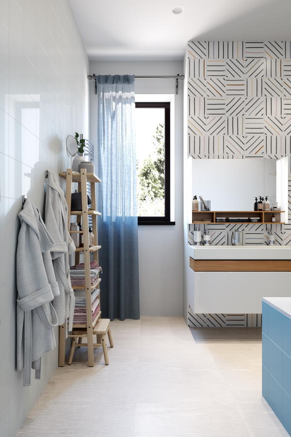 дизайн ванних кімнат в будинку 250 м2