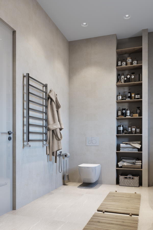 дизайн туалету в будинку в Білогородці