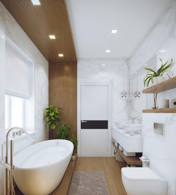 дизайн ванної в будинку Оттава