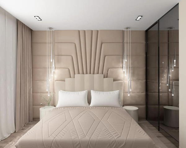 інтер'єр спальні в будинку Грін Хіллс