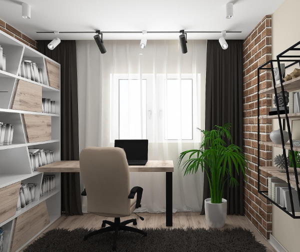 дизайн кабінету в будинку Грін Хіллс