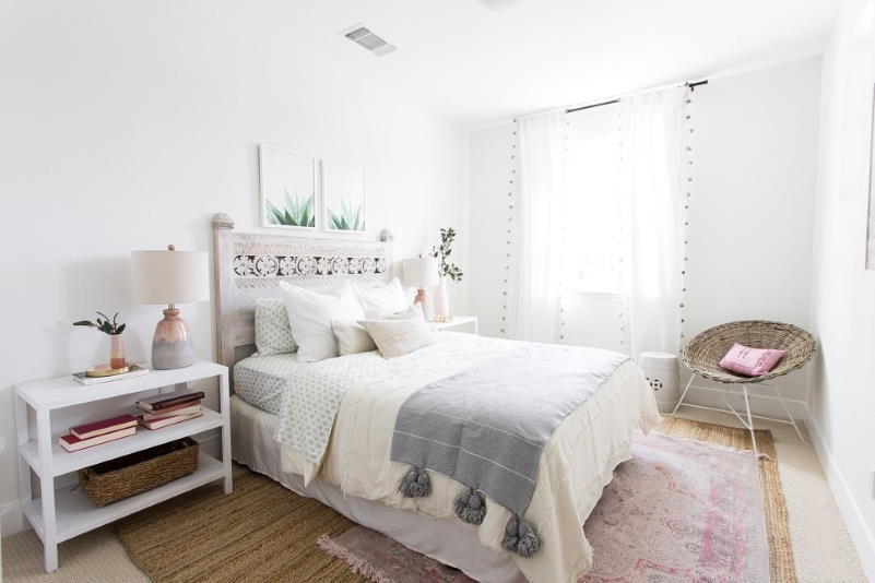 спальня інтер'єр в шведському стилі