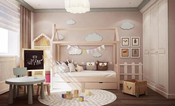 дизайн дитячої кімнати в квартирі 104 м2