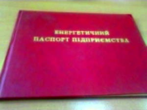енергетичний паспорт підприємства