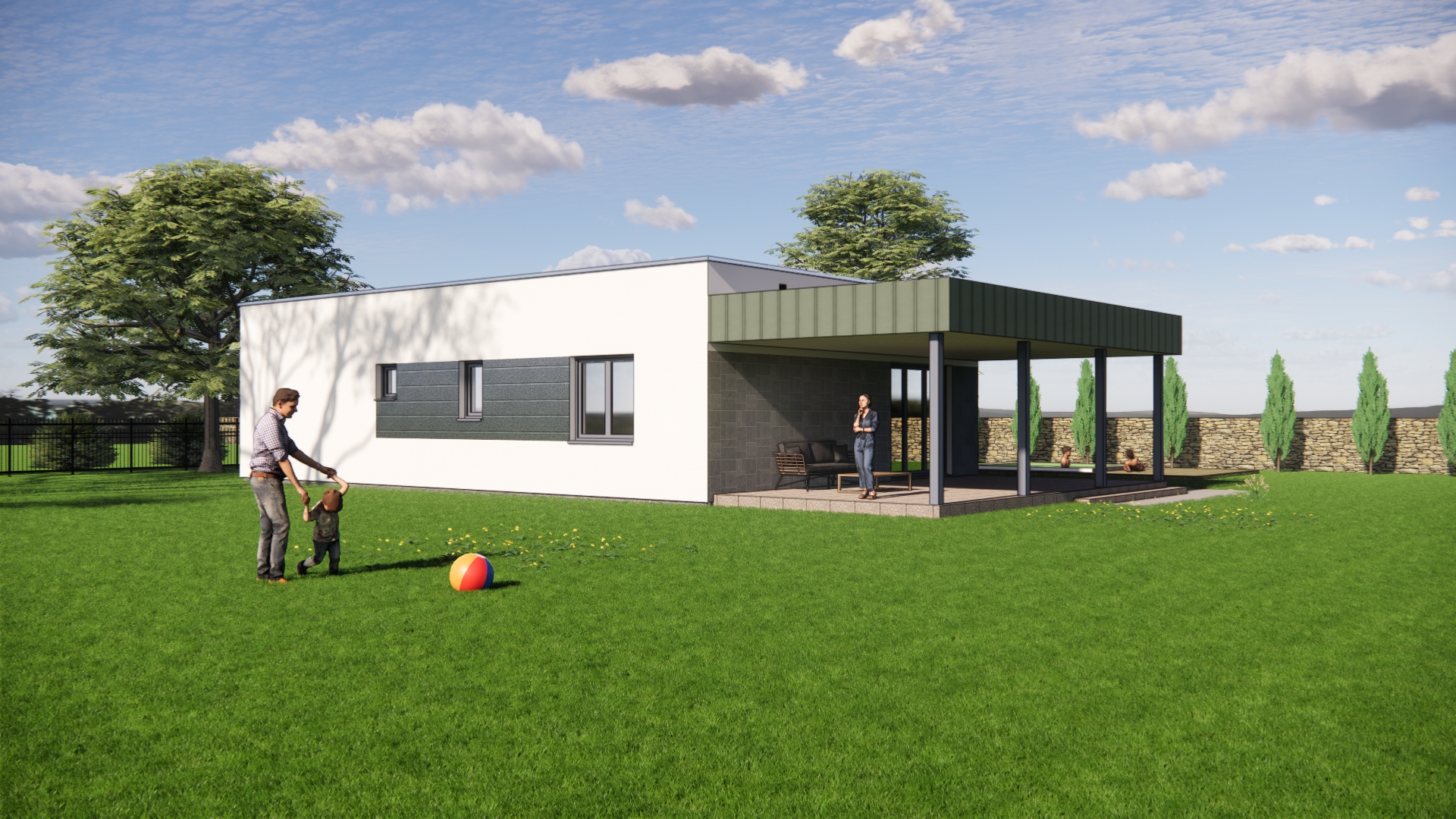 Задній фасад