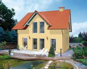 Проект каркасного будинку з мансардою - Удача