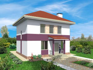 Проект дома Буча 3. Проєкты домов от AkvilonPro