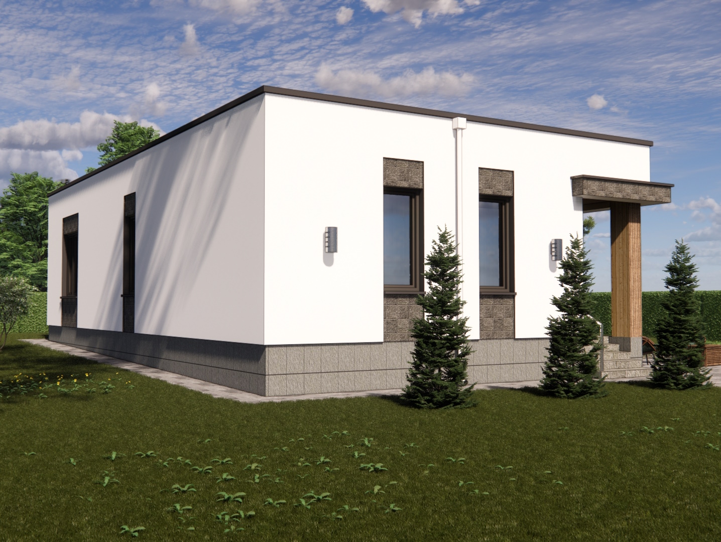 Задній фасад