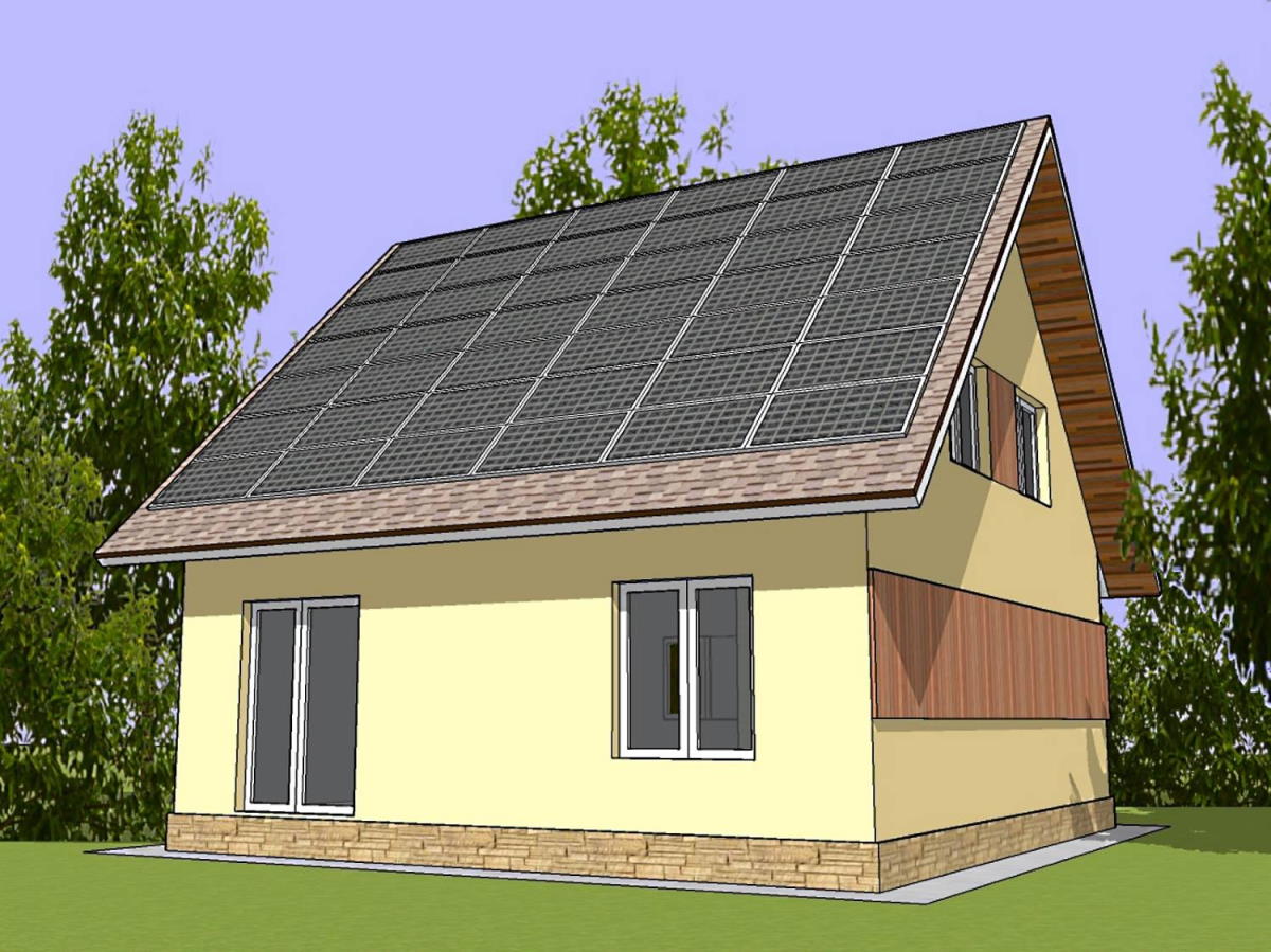 Проект энергоэффективного дома с СЭС