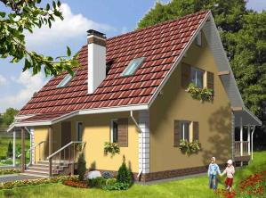 Проект экономного каркасного дома - Паша