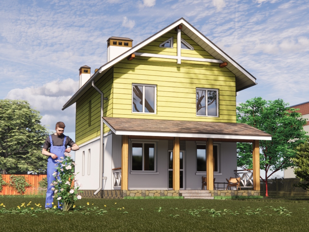 Задній фасад