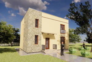 Проект будинку з газобетону Вова 3, Готові проекти будинків 9х9