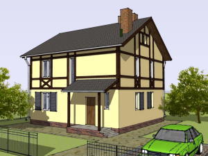 проект будинку з газобетону - Абрикос 2