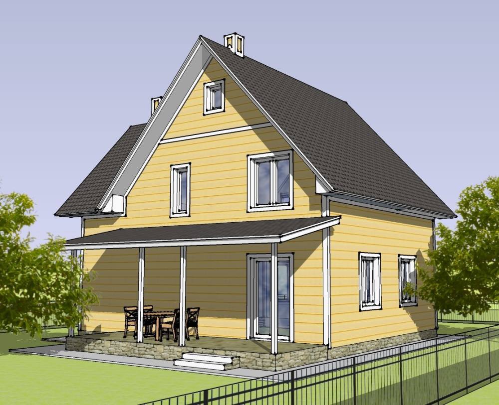 Задній фасад