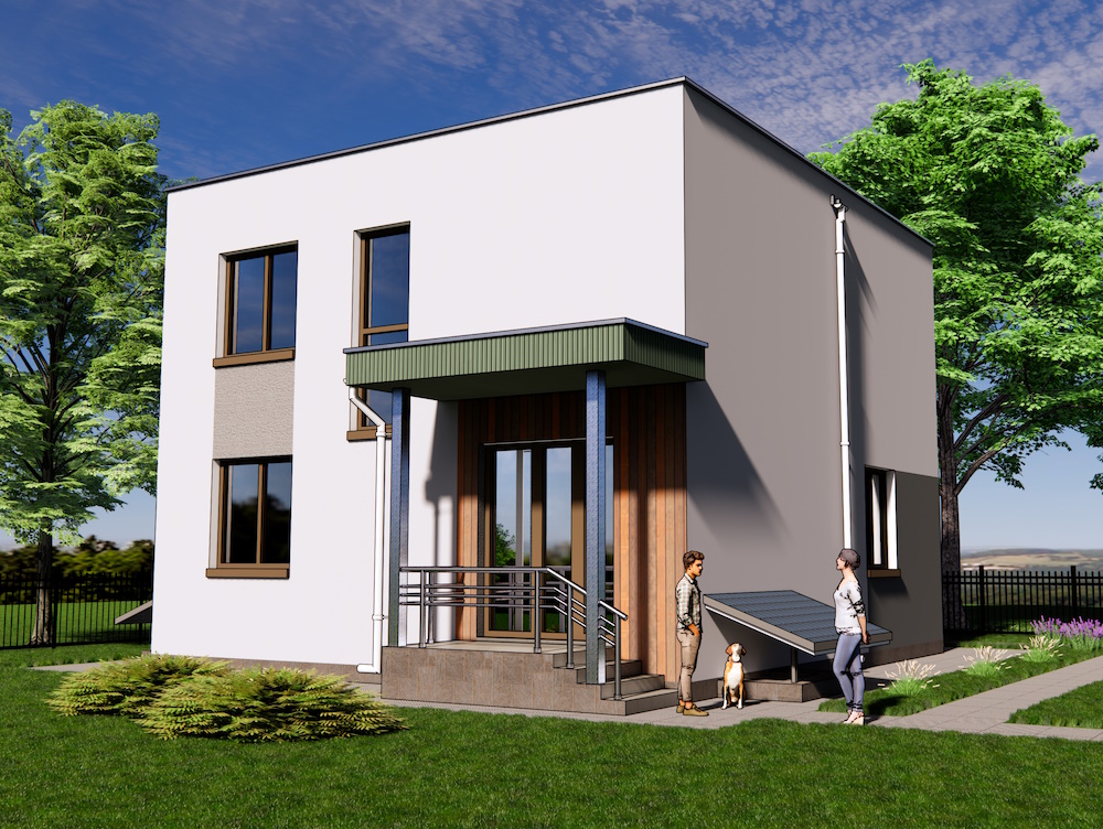 Задний фасад