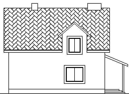 Задний фасад