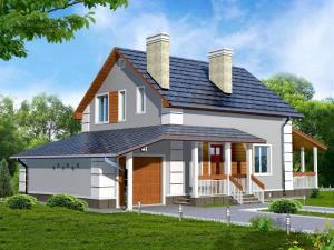 проекты домов с гаражом Чадо 4