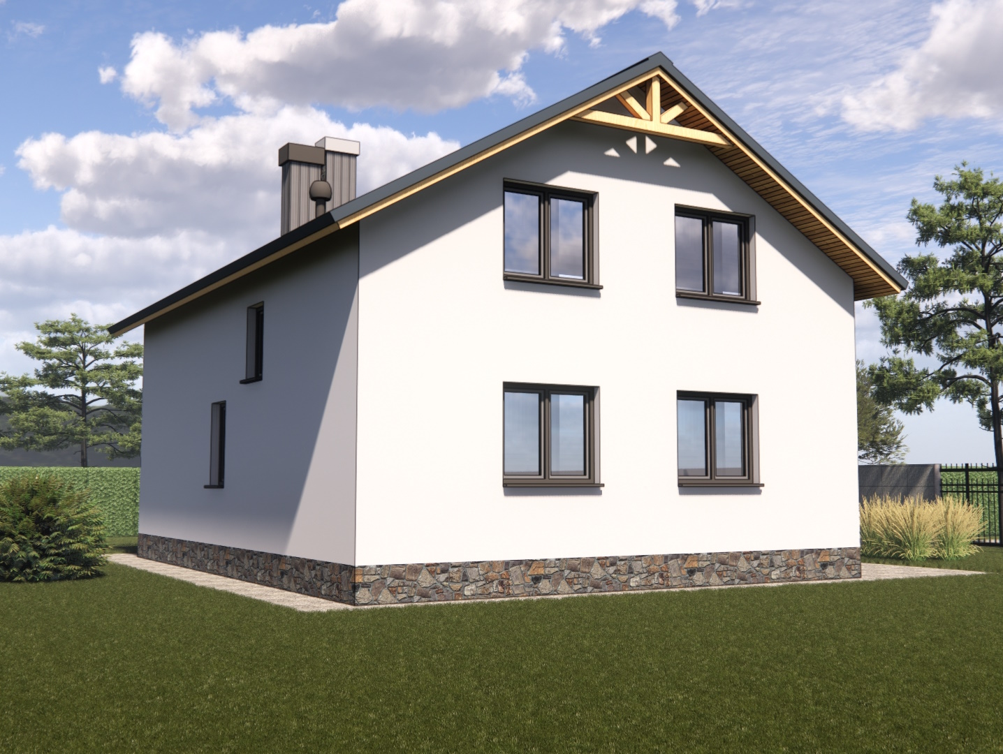 Задній фасад