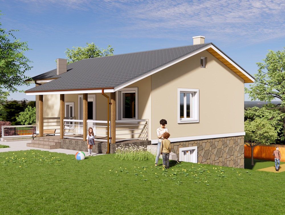 Задній фасад