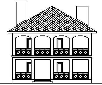 Задній фасад