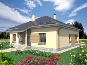 Проект одноповерхового будинку Герда 2