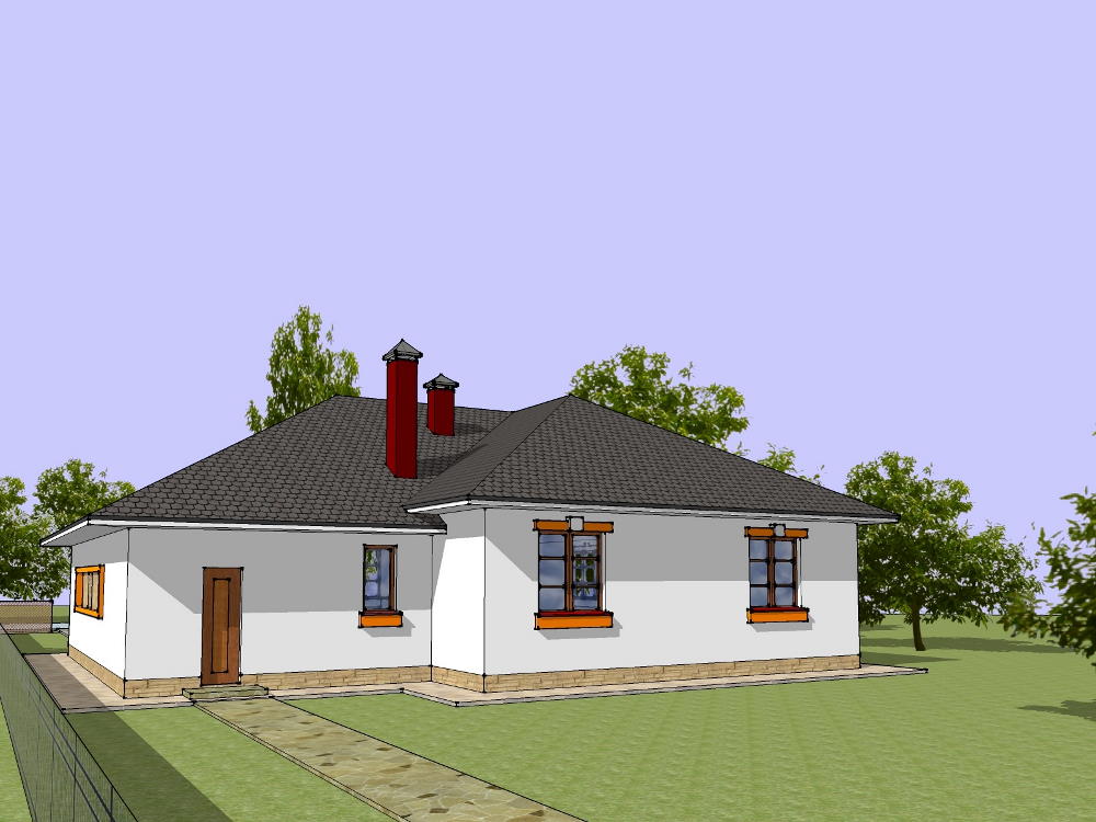 Задній фасад