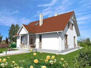 проект дома с мансардой Сапсан 4