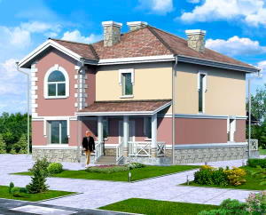 проект двоповерхового будинку Діана