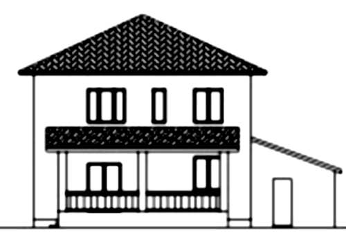 Задній фасад