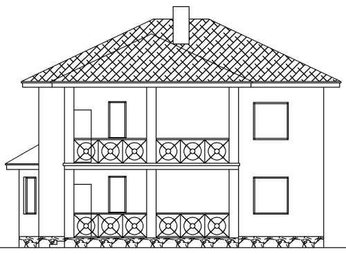 Задній фасад