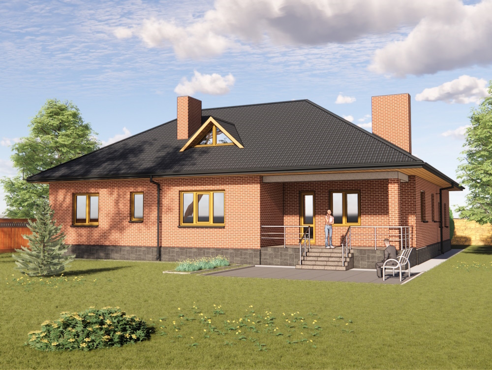 Задній фасад