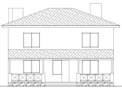 Задній фасад