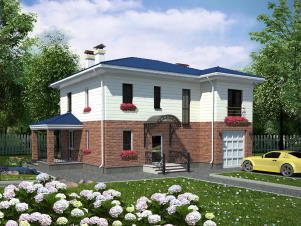 проект будинку з гаражем Антон 3